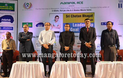 Chetan Bhagath in Mangalore